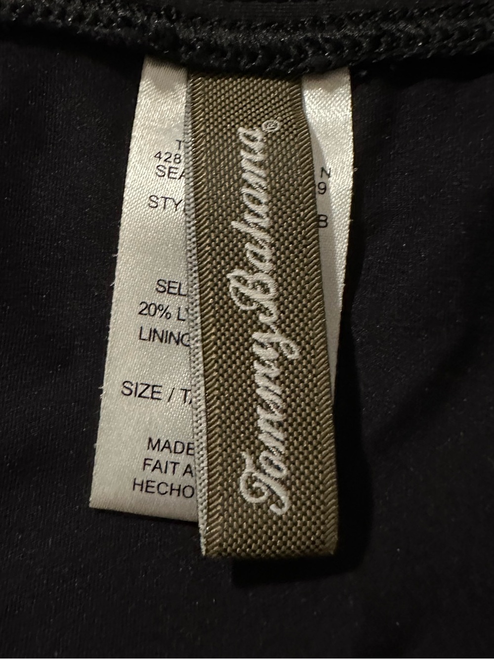 Tommy Bahama Black Pearl Skirted Hipster - Picture 7 of 11